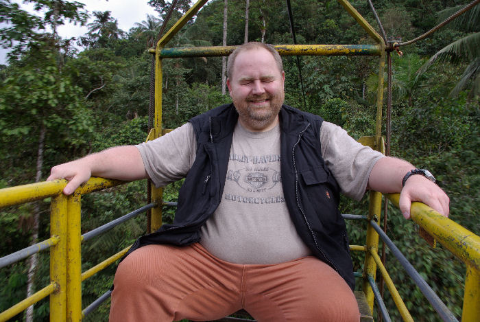 Holger in Seilbahn